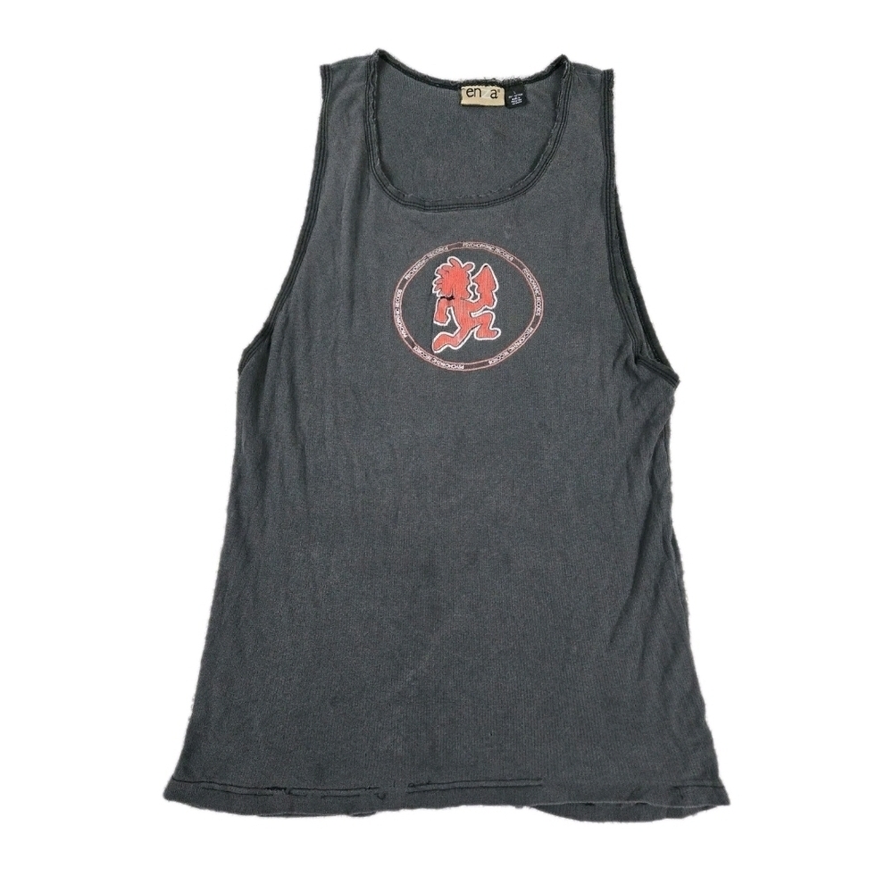 RARE ICP Insane Clown Posse Tank Top Sz L Hatchetman Psychopathic Records Grunge